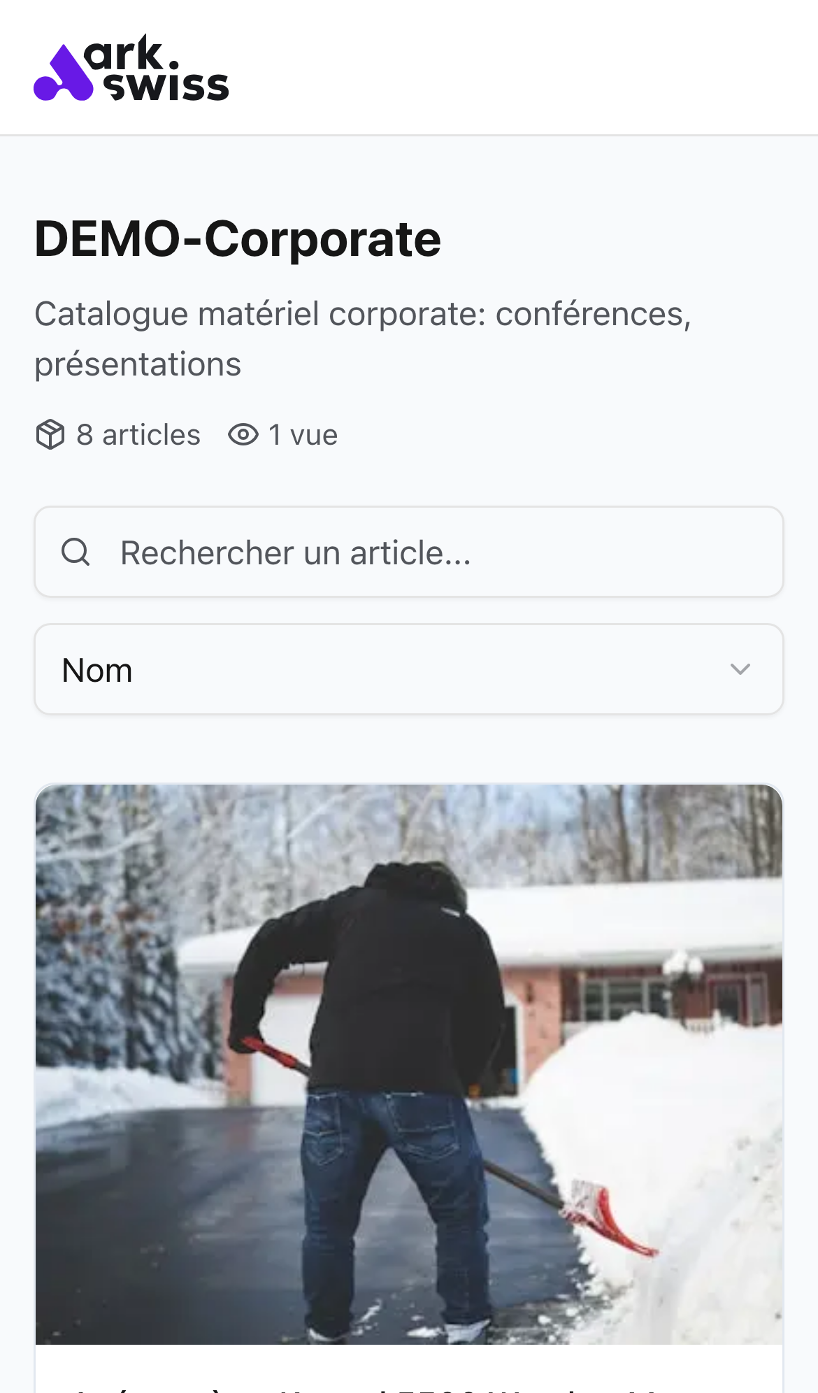 Preview of the four catalog themes