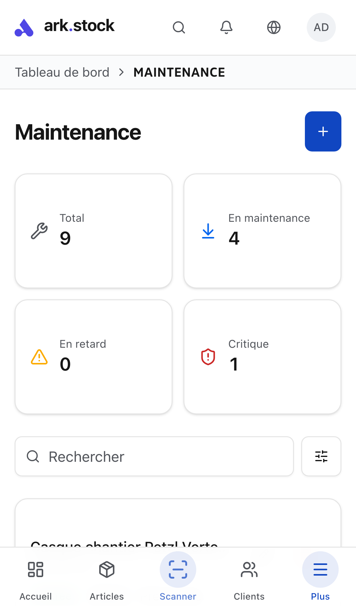 Vorbeugender Wartungsplan
